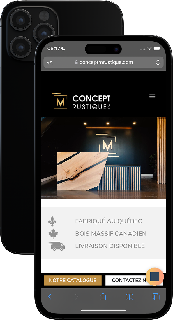 Корпоративный сайт Concept M Rustique