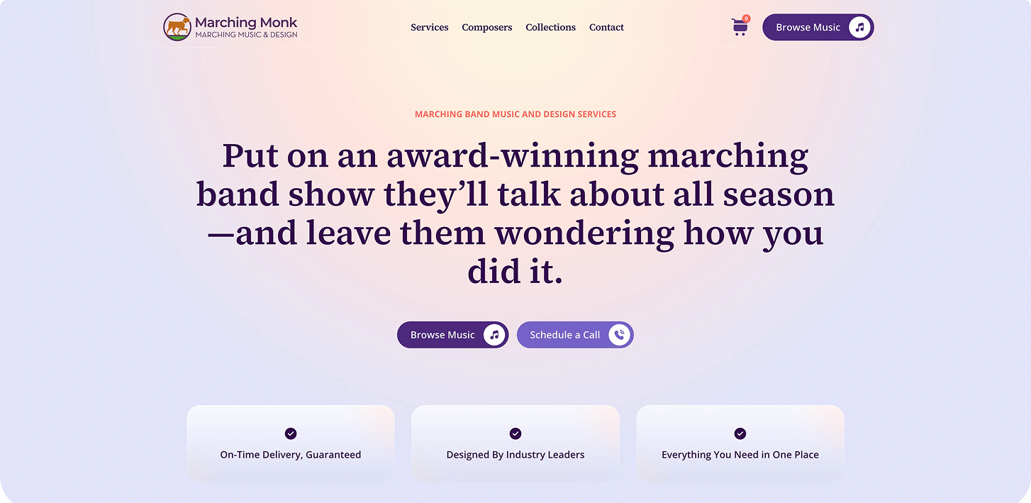 Разработка сайта MM